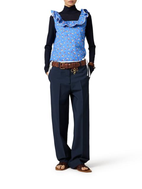 Miu Miu KID MOHAIR TROUSERS