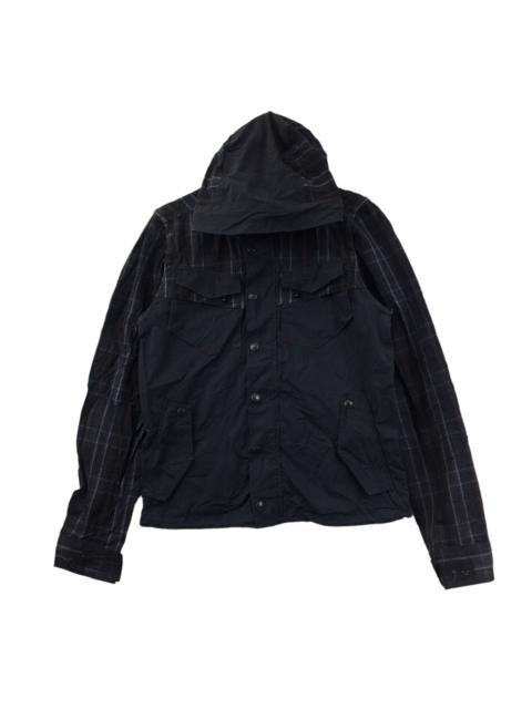 Other Designers Marithe Francois Girbaud - Vtg MARITHE FRANCOIS GIRBAUD Le Jean De Jacket Denim Hoodie