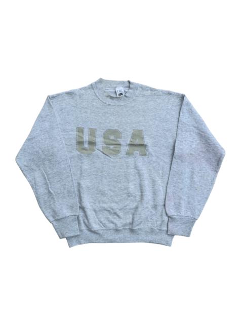 Other Designers Vintage 80s USA & Flag Logo Sweatshirt