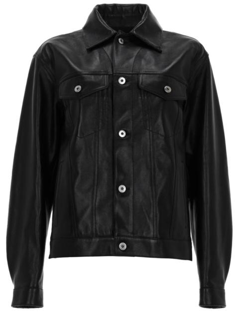 Bottega Veneta Bottega Veneta Women Giacca In Pelle Con Dettaglio Intrecciato
