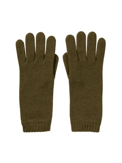 Johnstons of Elgin Women's Cashmere Green Gloves