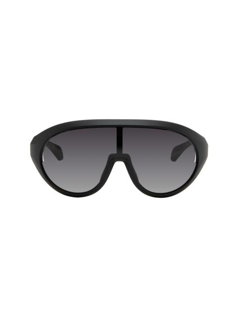 Moncler Moncler + Rick Owens Black Nylon Sunglasses