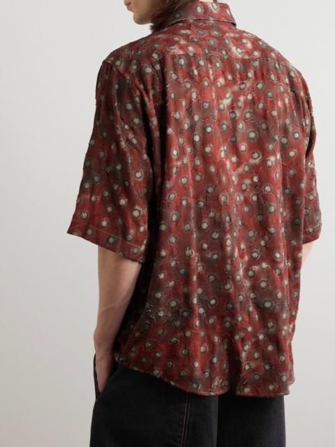 Acne Studios Sambler washed daisies shirt.Like Jacquemus or Diesel.