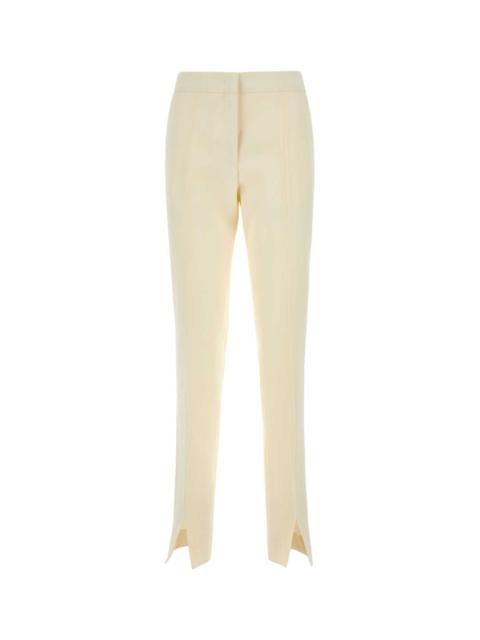 Jil Sander Jil Sander Women Ivory Viscose Blend Pant