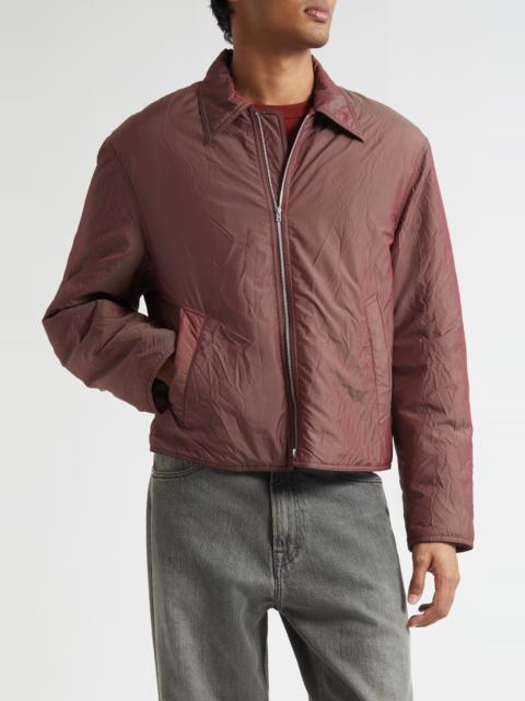 Our Legacy OUR LEGACY Slight Crinkle Solaro Jacket in Shining Cherry Crinkle Solaro at Nordstrom