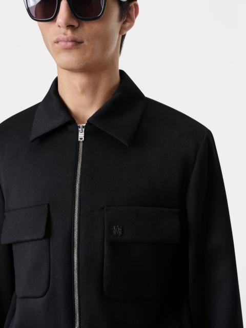 AMIRI DOUBLE POCKET ZIP BLOUSON-BLACK