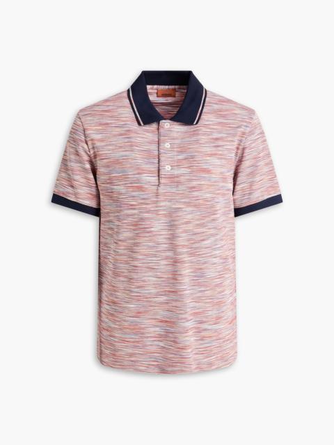 Missoni Space-dyed cotton polo shirt