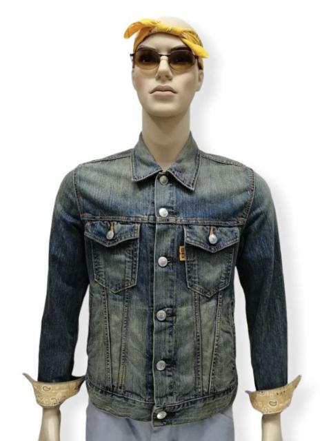 Other Designers EDWIN Rusty Blue Paisley Bandana Denim Insp.Kapital Bandana