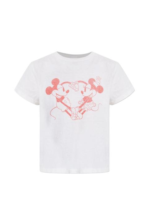 RE/DONE Re/done Heart-print T-shirt