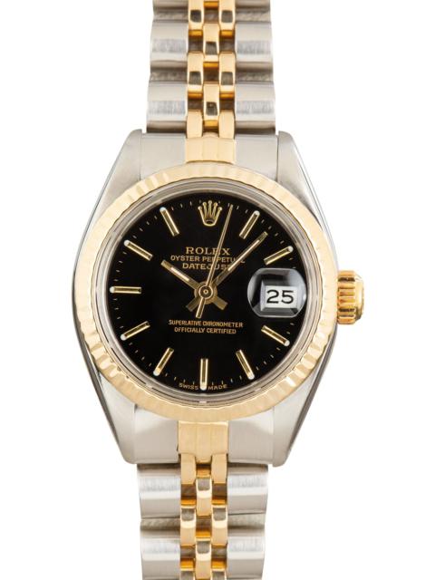 Lady Rolex Datejust ref 6917 Black Dial