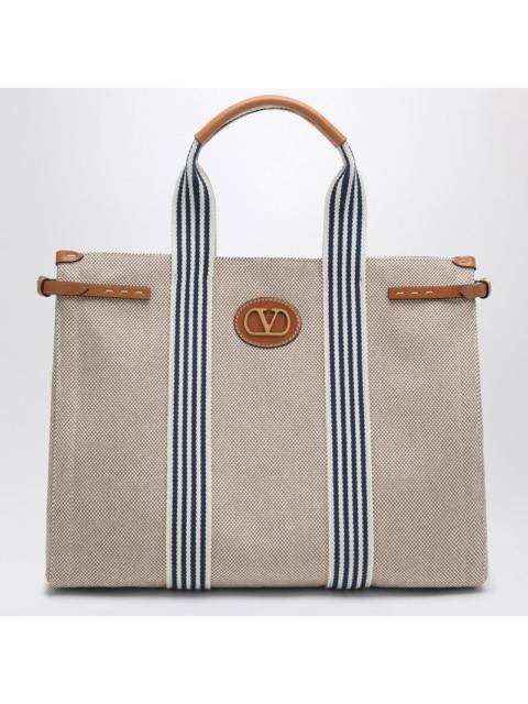 Valentino Valentino Garavani Large Antibes Canvas Tote Bag Men