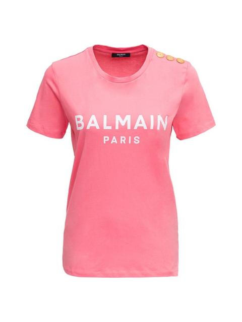 Balmain Balmain Logo Printed Crewneck T-Shirt