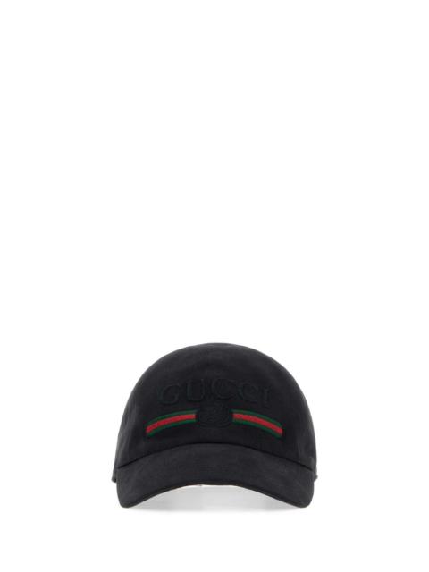 GUCCI Gucci Men Slate Canvas Baseball Cap
