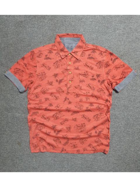 Archival Clothing - Anti label Hawaiian design polo shirt