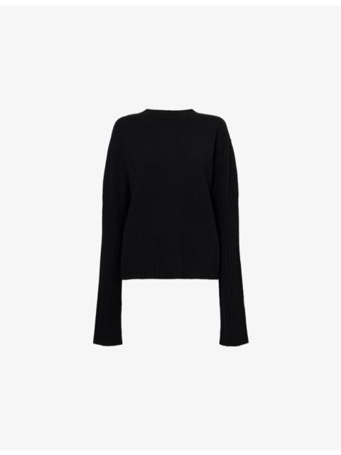 Rick Owens Round-Neck Long-Sleeves Cashmere Jumper