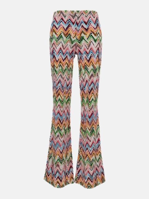 Missoni LACE TROUSERS WITH ZIGZAG PATTERN