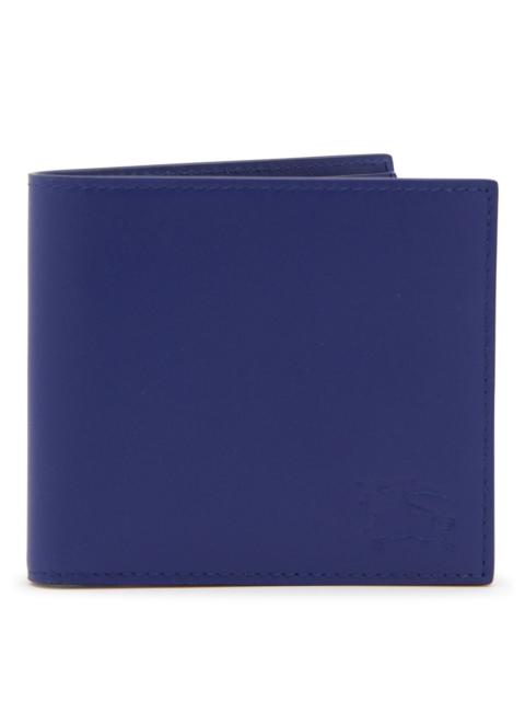 BURBERRY BLUE CALF LEATHER WALLET