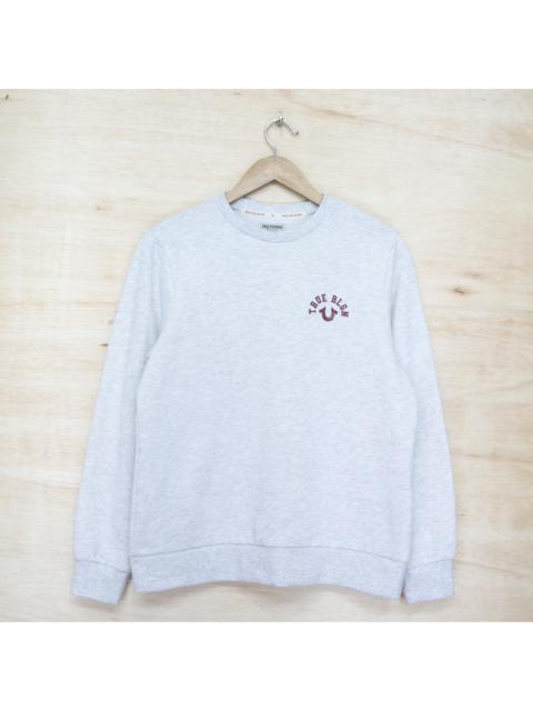 Other Designers Vintage 90s TRUE RELIGION Brand Jeans Mini Logo Sweater Sweatshirt Pullover Jumper