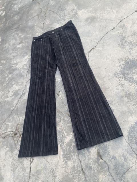Other Designers MODERN LOVERS TORNADO MART Black Velvet Corduroy Flared