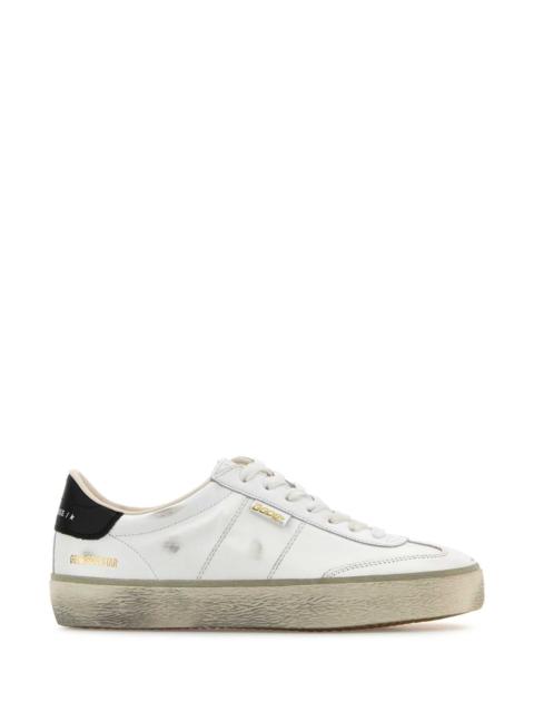 Golden Goose Golden Goose Deluxe Brand Men White Leather Soul Star Sneakers