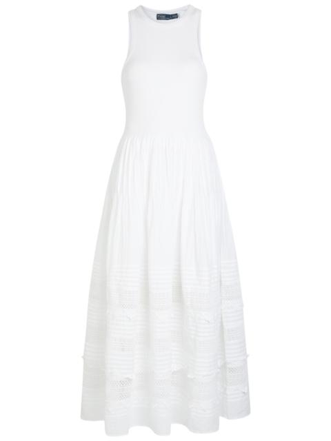 crystal embroidered grid cocktail dress Crystal Grid Embroidered Cocktail Dress by Oscar de la Renta at