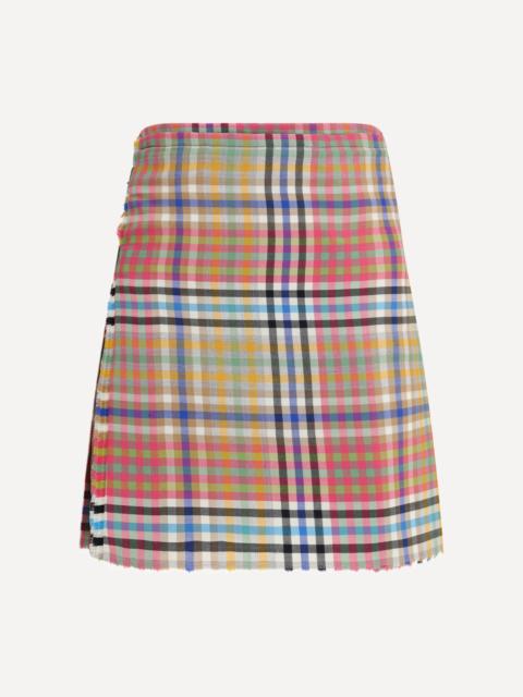 Vivienne Westwood Heather Check Mini Kilt