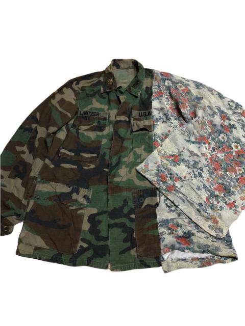 Other Designers Japanese Brand - Us Army Camo Jacket Hybrid Reconstruct Japanese Kimono