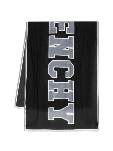 Givenchy LOGO-PRINT LIGHTWEIGHT SCARF