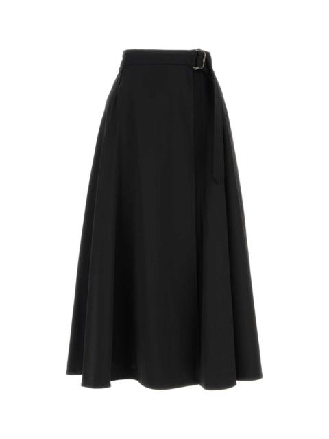Burberry Burberry Women Black Twill Skirt