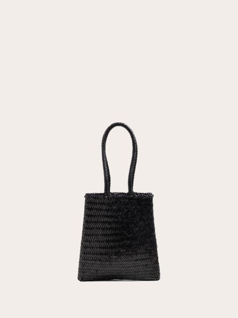 Liffner FLAT LEATHER BASKET BLACK