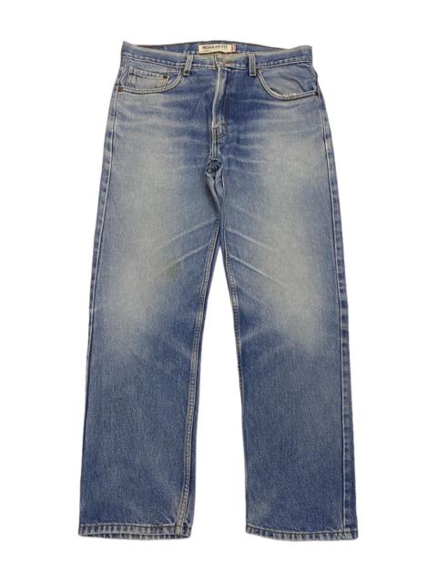 Other Designers VINTAGE LEVIS 505 REGULAR FIT SINGLE R DISTRESSED DENIM JEAN