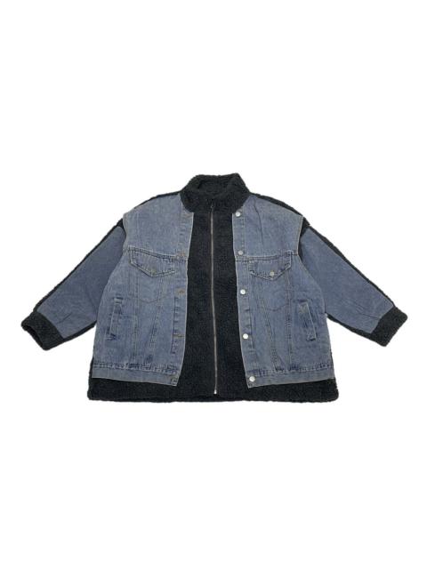 Kapital RARE‼️SHERPA DENIM HYBRID RETRO OVERSIZED JACKET