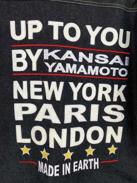 Other Designers Kansai Yamamoto - Vintage Kaisai Yamamoto Up To You Spellout Embroided Zipper Jacket