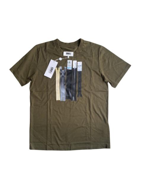 Maison Margiela NWT Fall21 MM6 Zips Print T Shirt