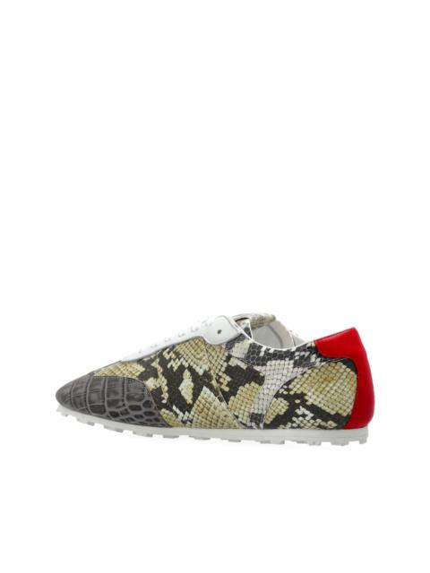 Marni crocodile-effect sneakers