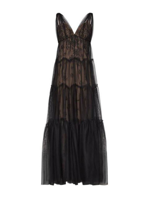 Other Designers Lace Tulle Gown