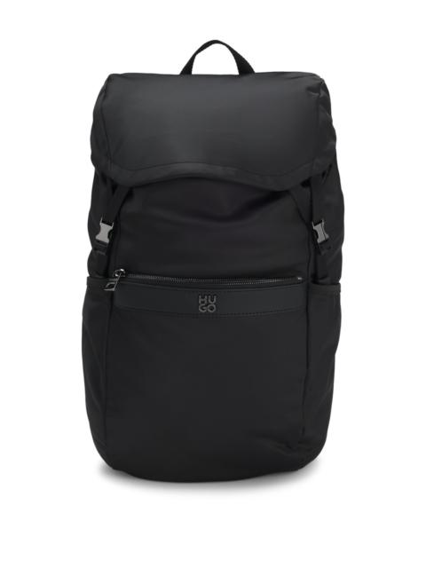 HUGO TWILL BACKPACK WITH STACKED LOGO