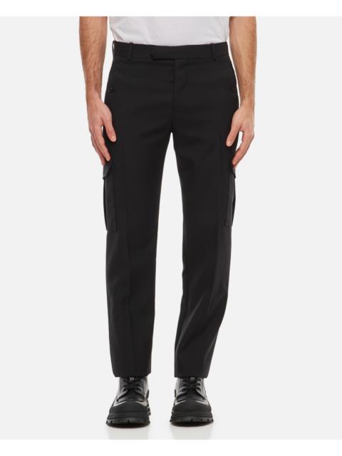 Alexander McQueen Alexander Mcqueen Men Wool Gabardine Trousers