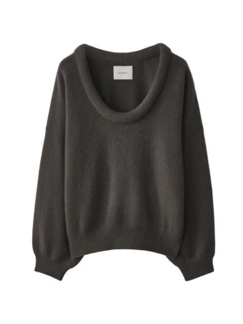 LISA YANG Doria Sweater in Dark Fern