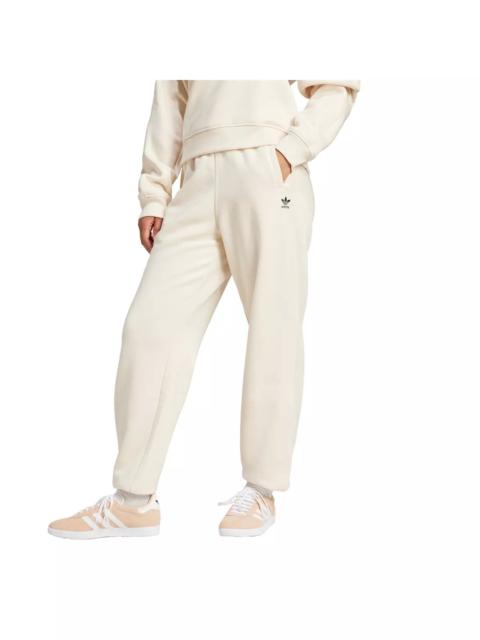 adidas Women's Originals Essentials Fleece Loose Joggers - White