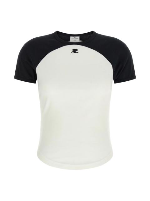 courrèges 'Circle Contrast' T-shirt
