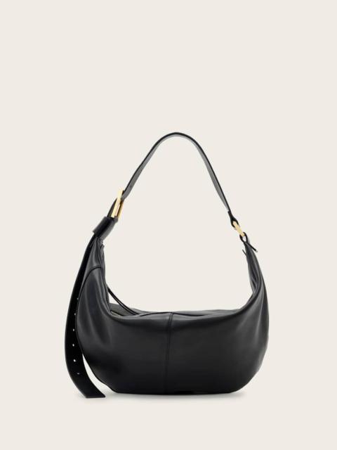 ALLSAINTS LUNA SLOUCHY LEATHER SHOULDER BAG