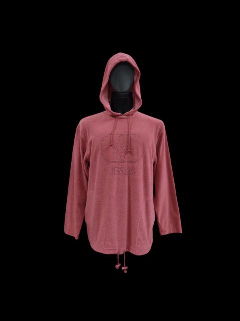 Vintage - Valentino Garavani Jeans Soft Pile Hoodie Sweatshirt