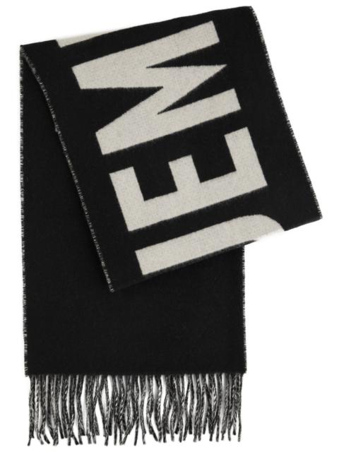 Jacquemus Le Écharpe Logo-intarsia Wool Scarf