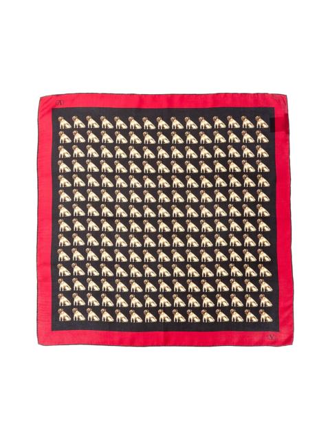 Valentino Valentino Petit Charles Silk Scarf