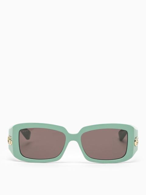 Gucci Rectangular Green Sunglasses Women