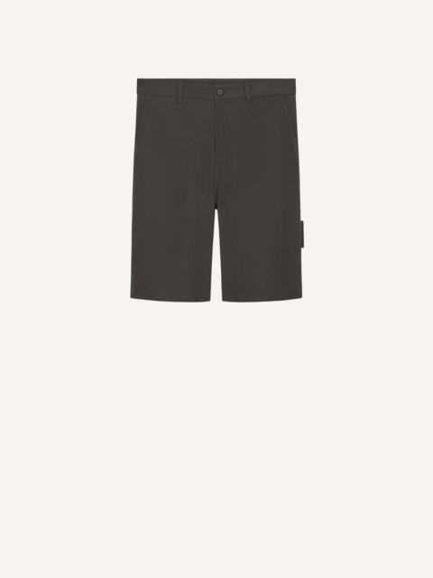 courrèges HAMMER COTTON SHORTS