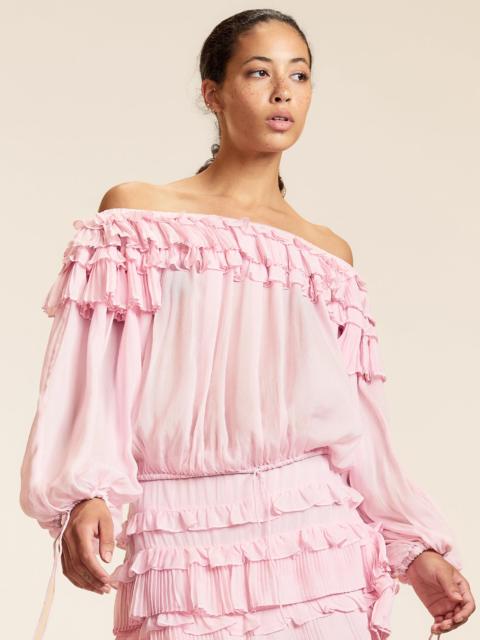 CYNTHIA ROWLEY Bella Ruffle Blouse