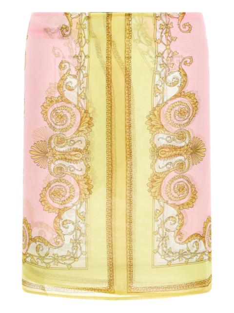 VERSACE 'Spring Barocco' Beach cover-up skirt