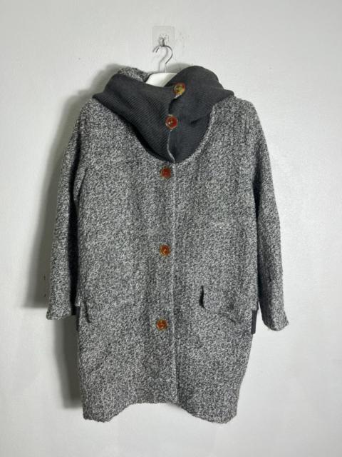 Other Designers Issey Miyake - Mercibeaucoup Double layer Hoodie jacket cashmere